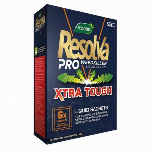 Resolva Pro Weedkiller Xtra Tough Liquid 6 x 100ml Sachets