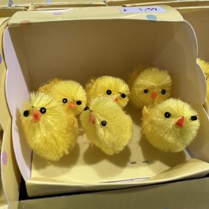 easter yellow chicks pack of 6