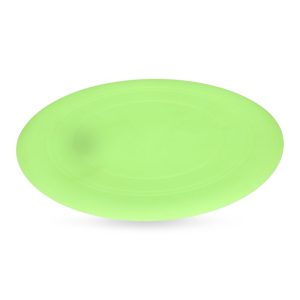 OUTDOOR PAWS GLOW IN THE DARK SILICONE FRISBEE 17.5CM