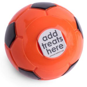 Seriously Strong Treat Football Dog Toy