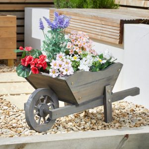 Wheelbarrow Planter – Slate – FSC 1