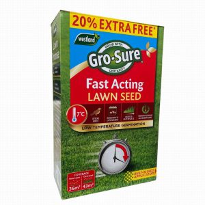 Gro-Sure Fast Acting lawn Seed 30m2