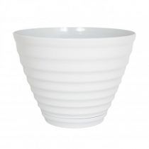 Vale Planter with Saucer White