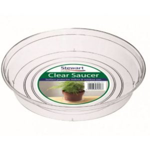 13-15cm (5/6″) Clear Saucer