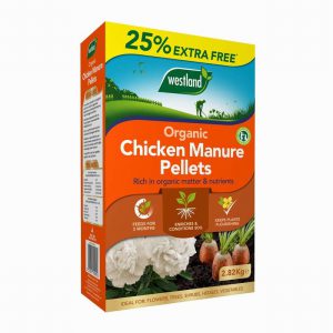 Org Chicken Manure Pellets 2.25kg+25% EF