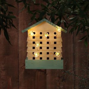 Noma Bee Hive with Solar Lights