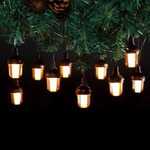Noma 10 Antique White Flame Effect String Lights