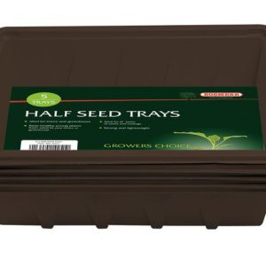 Half Seed Tray [5] Black