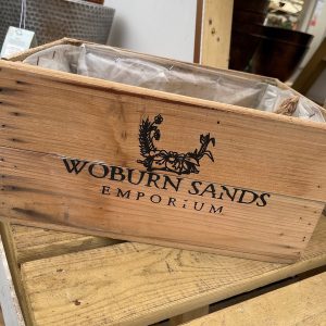 Woburn Sands Emporium Antique Brown Wine Crate 35cm