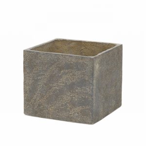 Cut Stone Cube 19cm