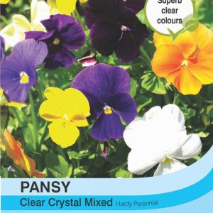 Pansy Clear Crystal Mixed