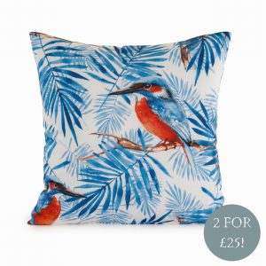 KINGFISHERS SCATTER CUSHION