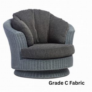 Dijon Swivel Chair Grey Grade C