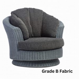 Dijon Swivel Chair Grey Grade B