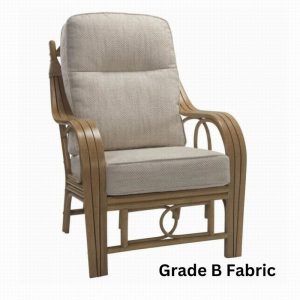 Madrid armchair frame light oak fabric B