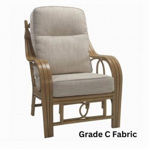 Madrid armchair frame light oak fabric C