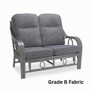 Madrid Grey Frame 2 seater sofa grade B