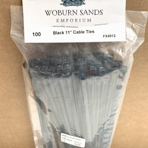 11″ Black Cable Ties (pack 100)