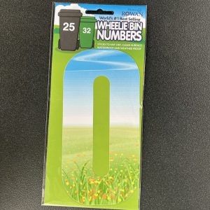 Wheelie bin number  – Meadow 0