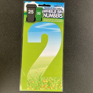 Wheelie bin number  – Meadow 2