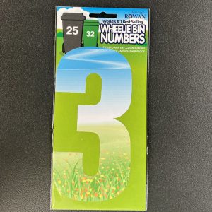 Wheelie bin number  – Meadow 3