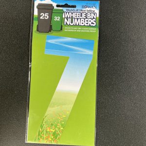 Wheelie bin number  – Meadow 7