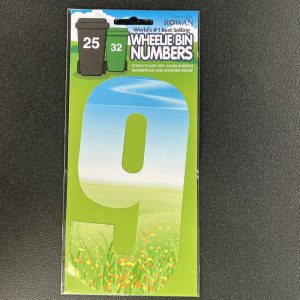 Wheelie bin number  – Meadow 9