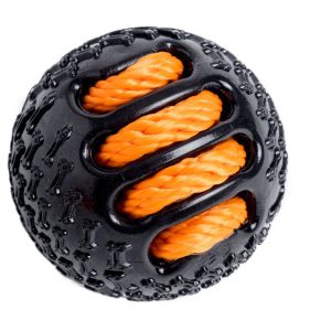 SERIOUSLY STRONG RUBBER BULLIE BALL DOG TOY