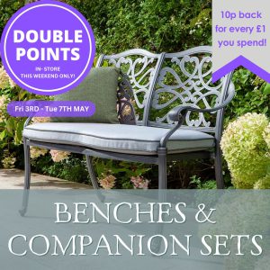 Benches and Companion Sets