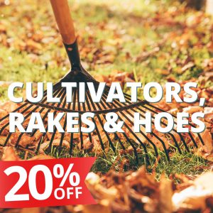 Cultivators, Rakes & Hoes